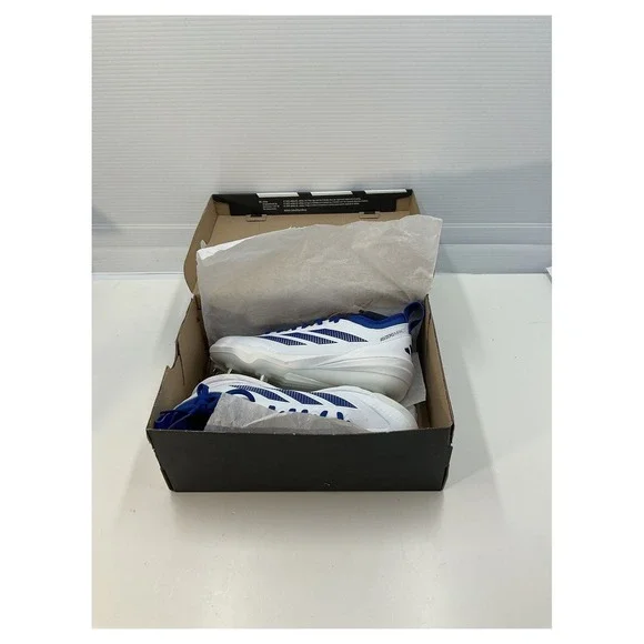 Adidas Adizero Impact 2.0 Baseball Cleats White Blue Size 7 - Picture 6 of 7